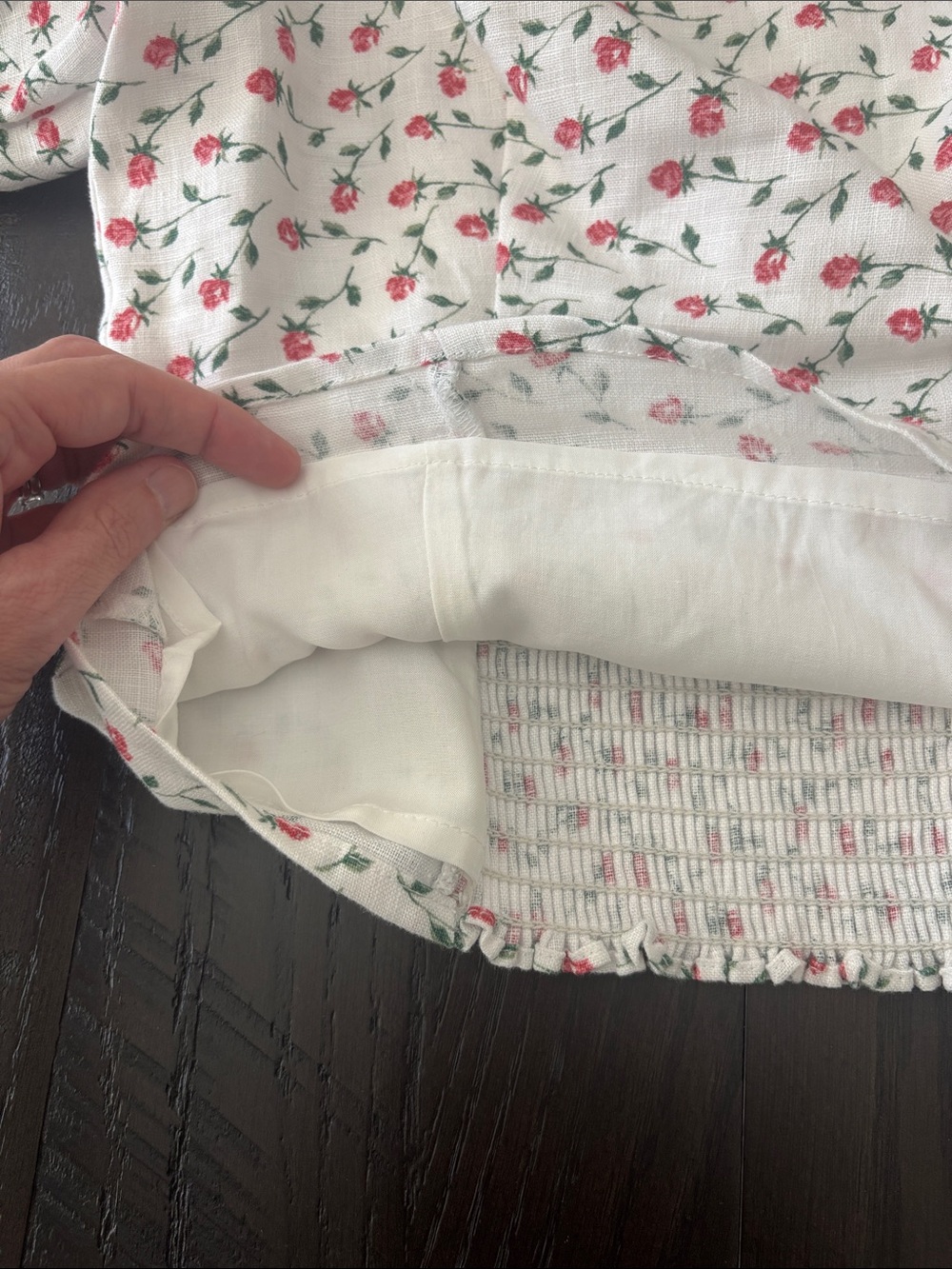 Reformation Marella Puff Sleeve Linen Top - Picture 6 of 7